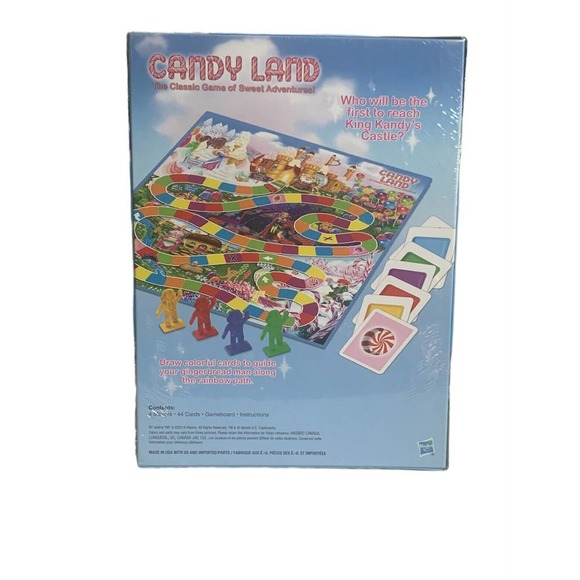 New sealed Candy Land game from Hasbro Gaming. Made in USA. - Picture 2 of 2